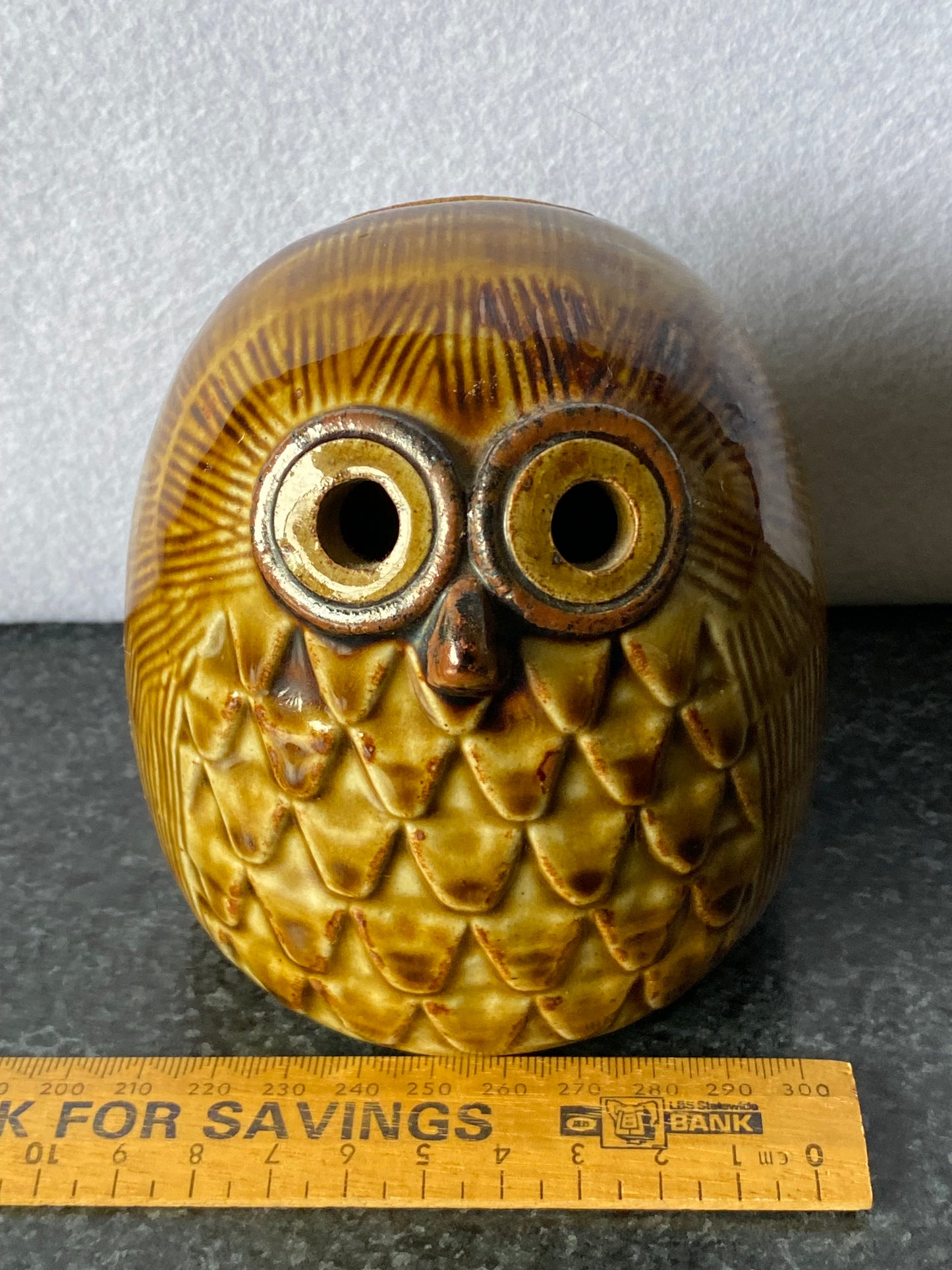 Denden Ware owl money bank 1960s