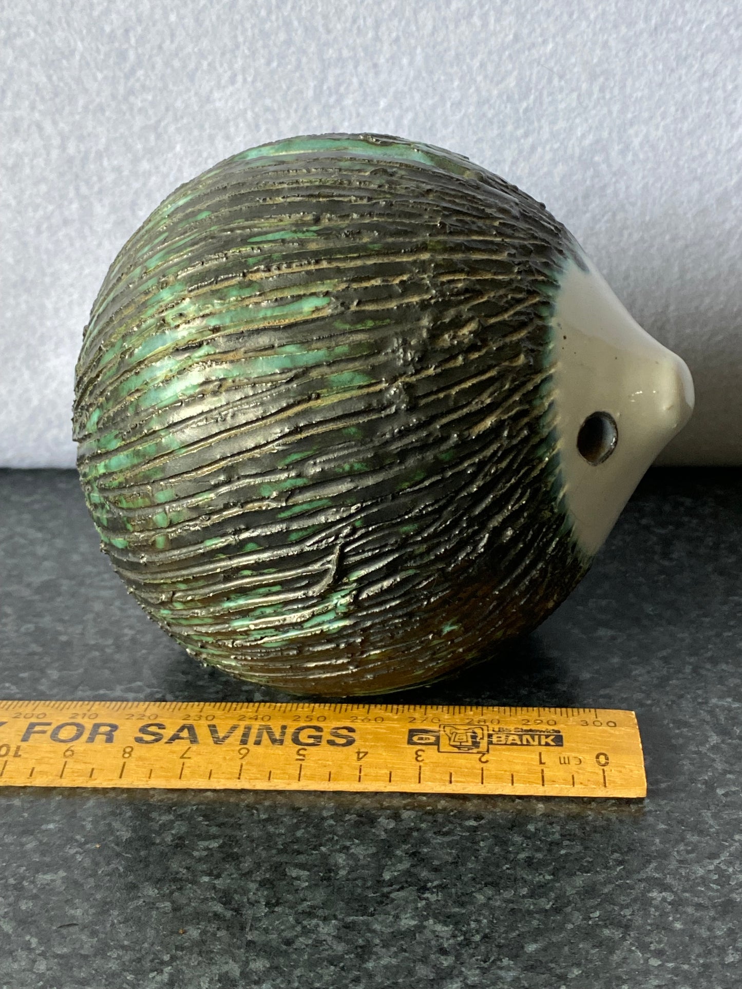 Vintage Briglin hedgehog money box