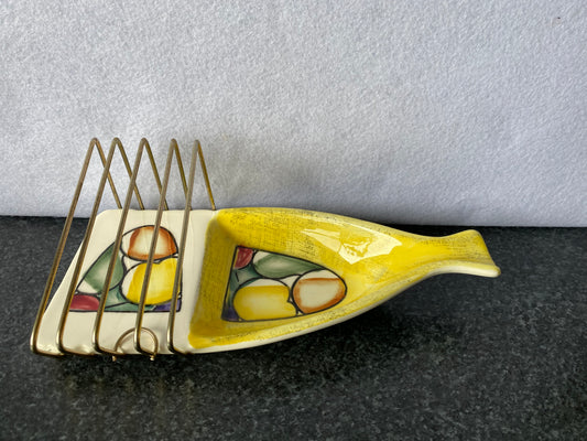Vintage 1980s Komet Japanese Ceramic toast rack
