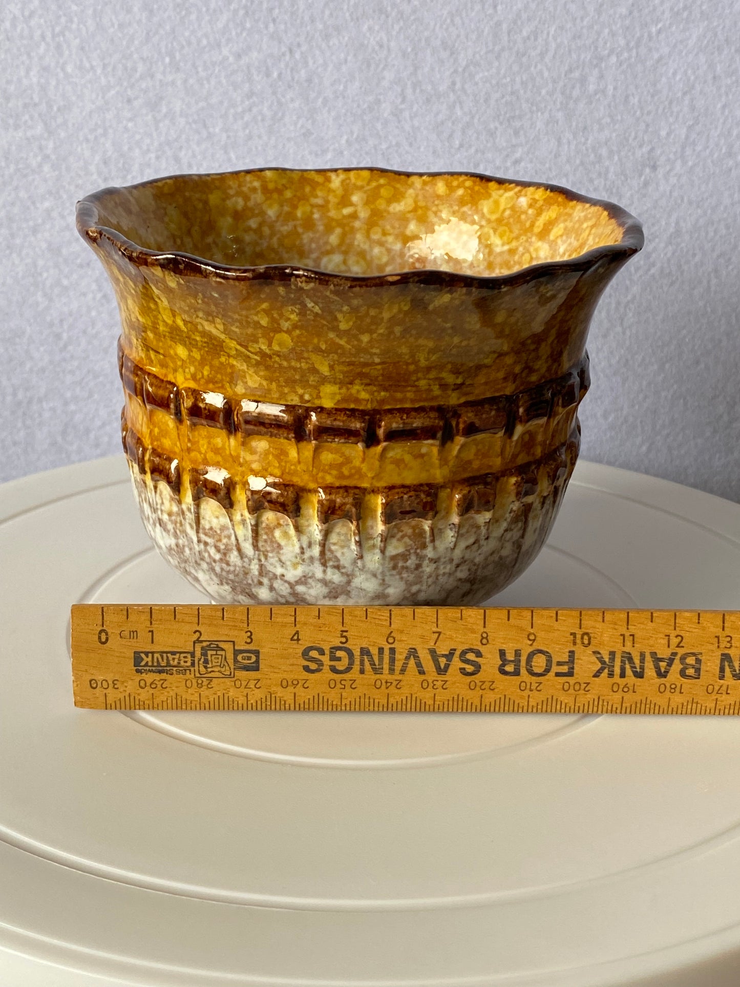 Small ceramic  Italian planter pot
