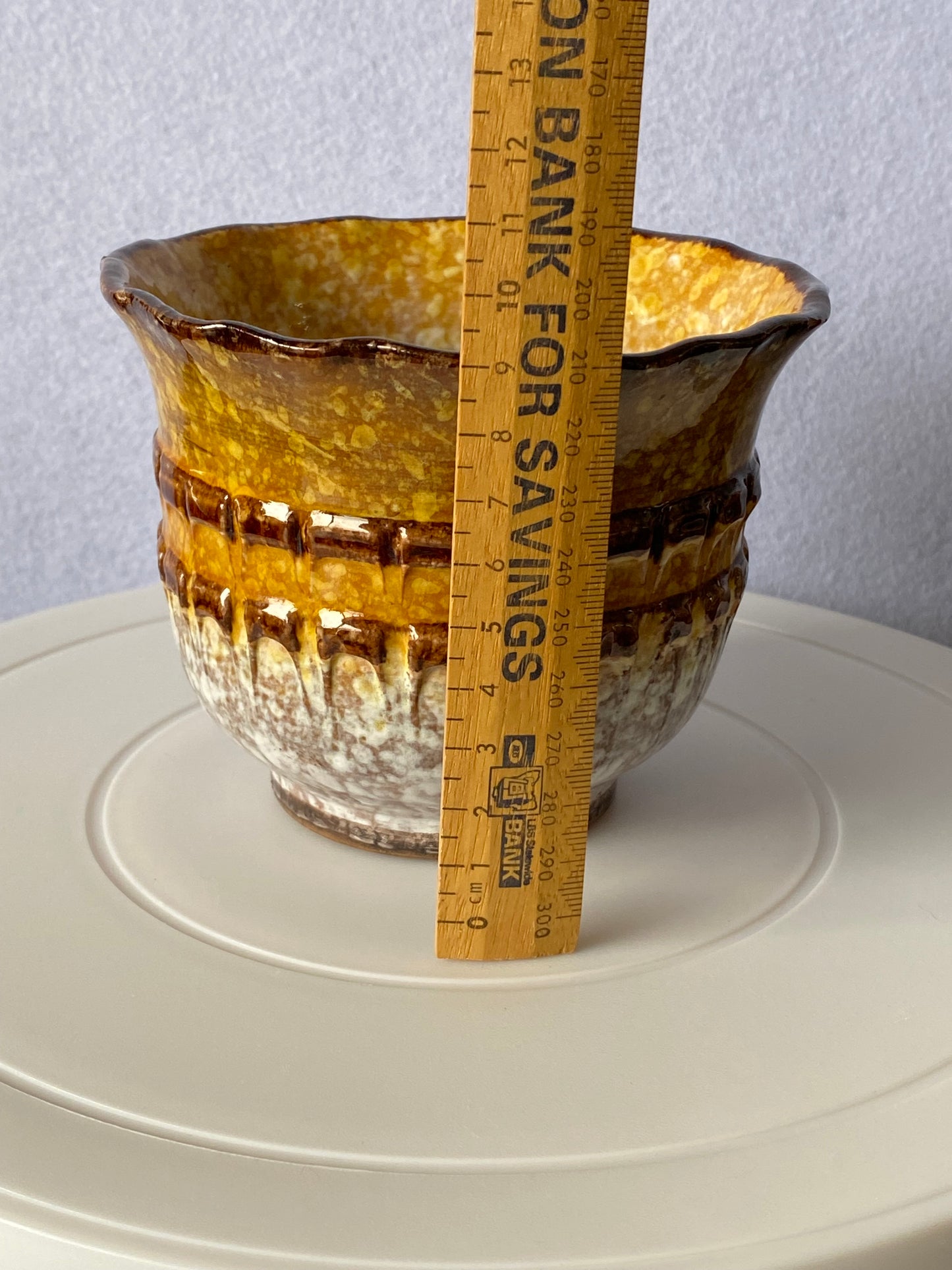 Small ceramic  Italian planter pot