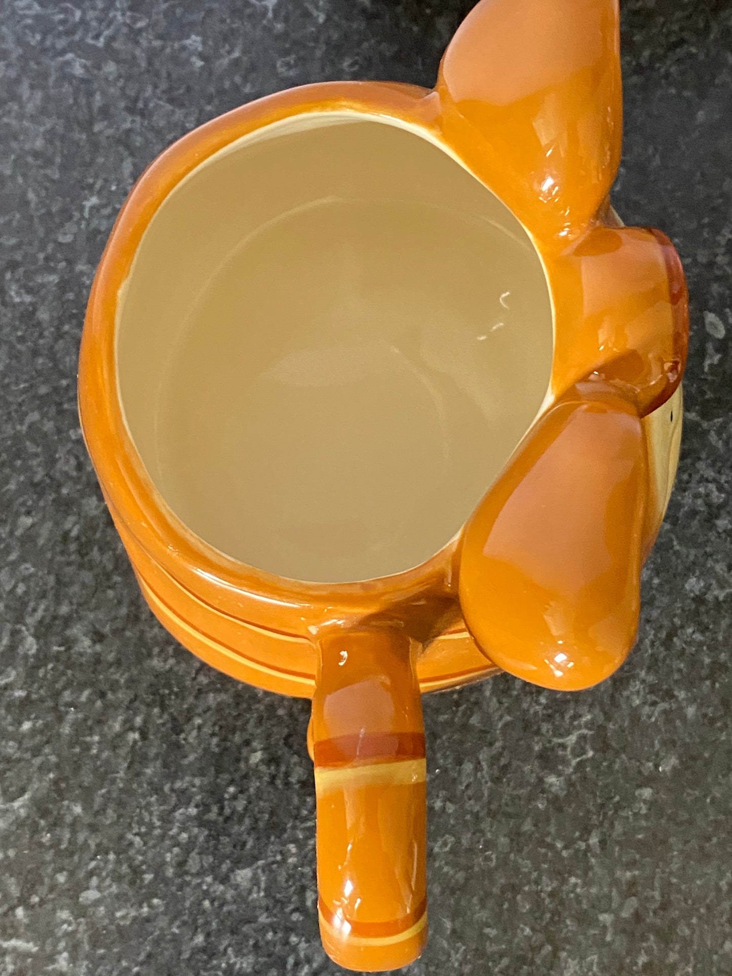 Russ Berrie Orange Tabby Cat face mug designed by Douglas Harris