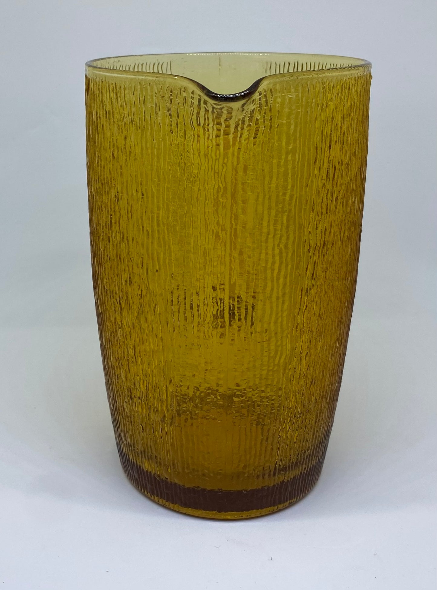 Retro 1970's Crown Kaaru or Crystal Large Amber Jug