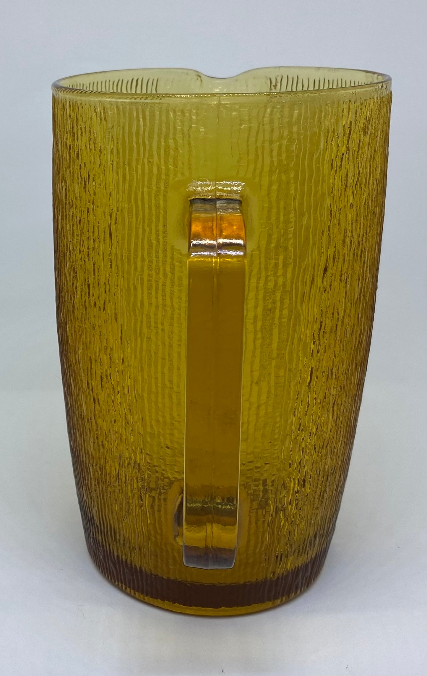 Retro 1970's Crown Kaaru or Crystal Large Amber Jug