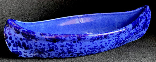 Art Deco Bendigo Pottery Australia Blue Canoe 1930s