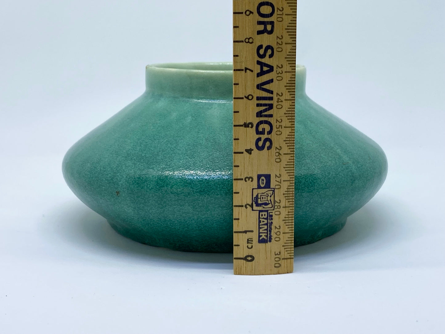 Vintage Melrose Pottery Vase - green
