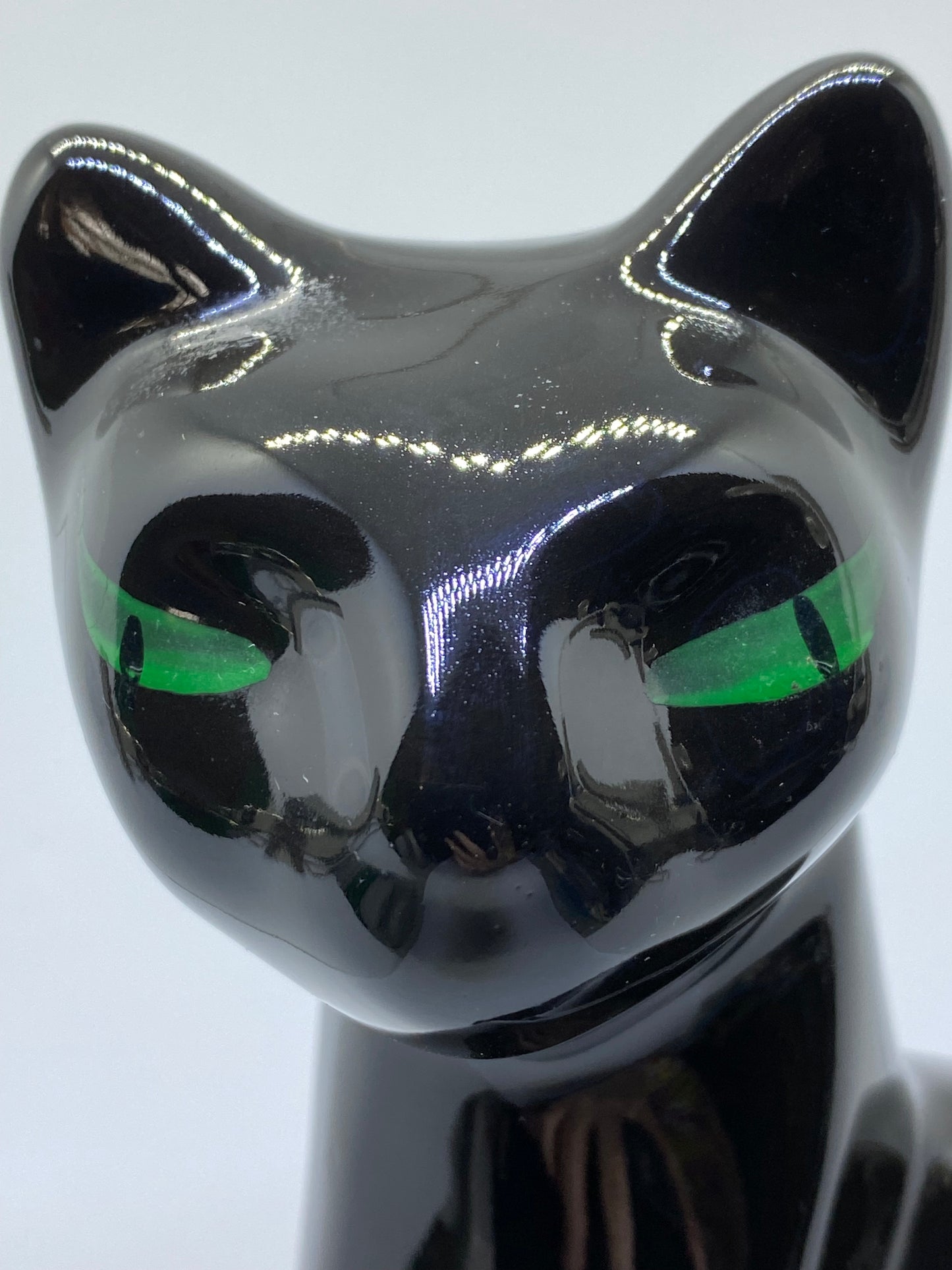 Large sleek and sexy Copperart 1980s Siamese Cat Statue