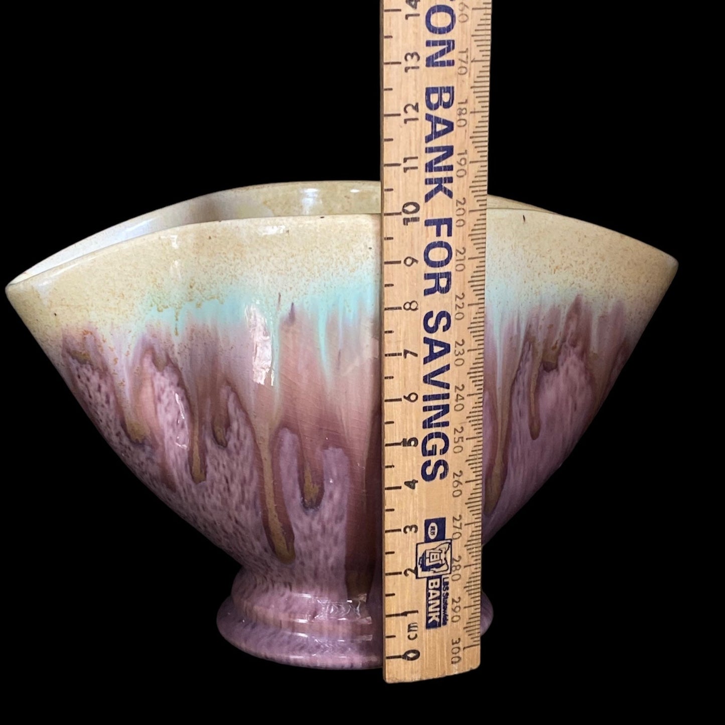 Remued - late series Shape 4 - wedge shape vase in purple