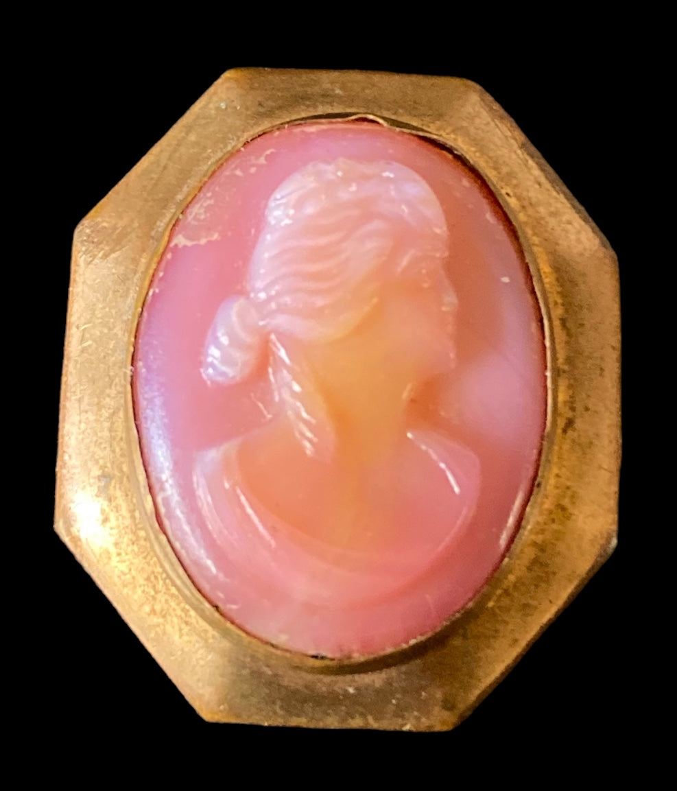 Gorgeous Victorian Antique Cameo Brooch