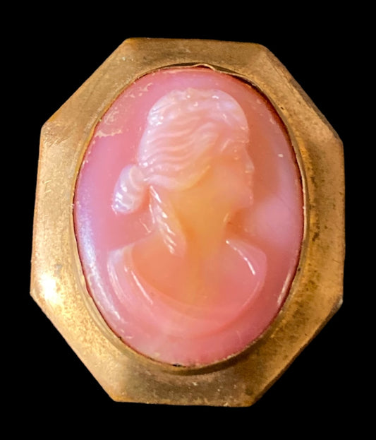 Gorgeous Victorian Antique Cameo Brooch