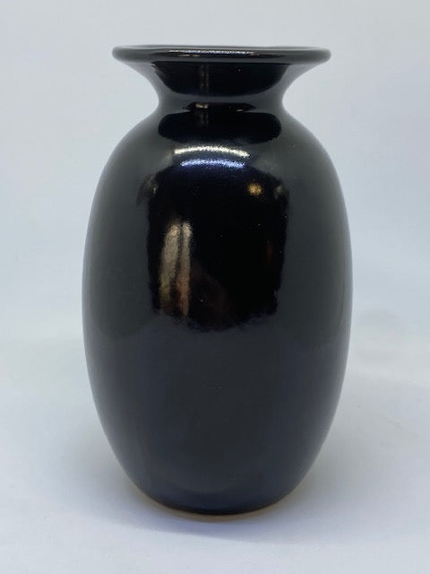 West German Scheurich Vase 229-15 (black glaze - small)